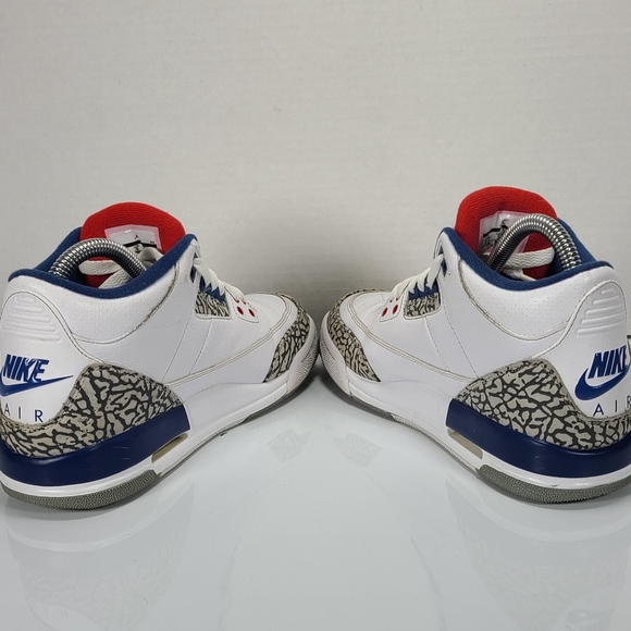 “True Blue” Air Jordan 3 Retro Sz 5.5Y 7W F2 - Picture 5 of 7